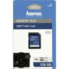 HAMA SDXC 128 GB UHS-I 45 MB/s Class 10