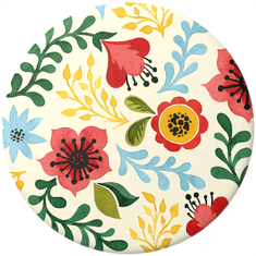 PopSockets PopTop Gen.2, Wallflower Paper, kvetinový vzor, výmenný vrch