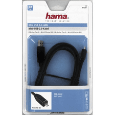 HAMA mini USB 2.0 kábel, typ A-mini B (B8)