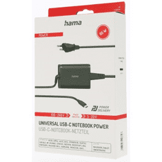 HAMA USB-C napájací zdroj, Power Delivery, 5-20 V, 65 W