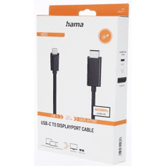 HAMA kábel USB-C na DisplayPort, 1,5 m, UHD/4K