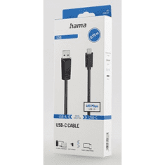 HAMA USB-C 2.0 kábel typ AC 0,75 m