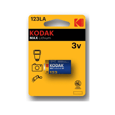 Kodak batéria MAX Lithium, 123LA