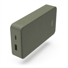 HAMA Colour 20, powerbanka 20000 mAh, 3 A, výstup: USB-C, USB-A, zelená