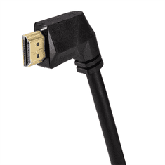 HAMA HDMI kábel vidlica-vidlica, kolmé konektory, pozlátený, 3*, 1,5 m