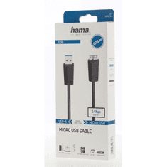 HAMA micro USB 3.0 kábel 0,75 m