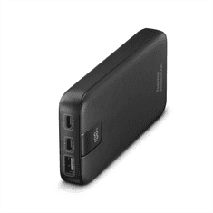 HAMA PD 10 powerbanka, 10000 mAh, 3 výstupy: 2x USB-C, 1x USB-A, LED displej, PD, Qualcomm