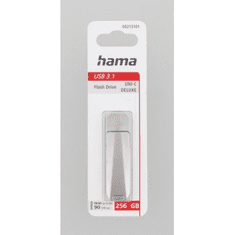 HAMA USB flash disk USB Uni-C Deluxe, USB-C 3.1, 256 GB, 70 MB/s