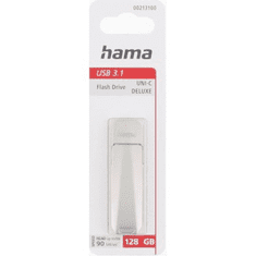 HAMA USB flash disk USB Uni-C Deluxe, USB-C 3.1, 128 GB, 70 MB/s