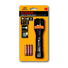 KODAK svietidlo LED Focus 157 Flashlight, 60 Lumen + 3x AAA Extra Heavy Duty