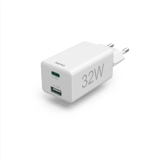 HAMA rýchla USB nabíjačka USB-C PD/QC, USB-A, 32 W