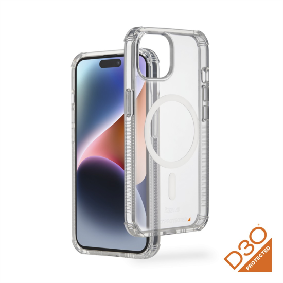 HAMA Extreme Protect MagCase, kryt pre Apple iPhone 15, materiál D3O, magnetický, nežltne