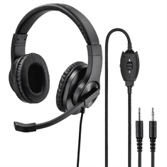 HAMA PC Office stereo headset HS-P300, čierny