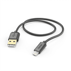 HAMA MFi USB kábel pre Apple, USB-A Lightning 1,5 m, čierny