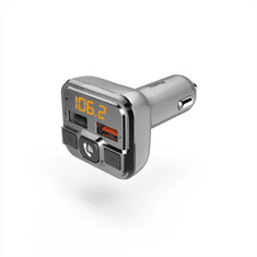 HAMA Bluetooth FM transmitter pre autorádio, 2x USB, mSD