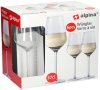 POHÁRA NA BIELÉ VÍNO ALPINA 370ML 6KS