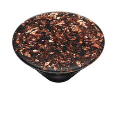 PopSockets PopTop Gen.2, Foil Confetti Copper, kúsky medené fólie v živici, výmenný vršok