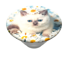 PopSockets PopTop Gen.2, Purr-fect Flower, mačiatko v margarétach, výmenný vršok