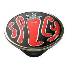 PopSockets PopTop Gen.2, Spicy Black Enamel, smalt+kov, čiže papričky, výmenný vršok