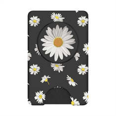 PopSockets PopWallet+ White Daisy, puzdro na karty/vizitky a pod. s integrovaným PopGrip Gen.2