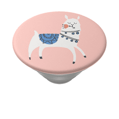 PopSockets PopTop Gen.2, Loyal Llama Lover, lama na ružovom pozadí, výmenný vršok