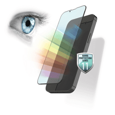 HAMA Anti-Bluelight+Antibacterial, 3D ochranné sklo pre Apple iPhone 13/13 Pro