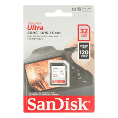 SanDisk Ultra 32GB SDHC Memory Card 120MB/s