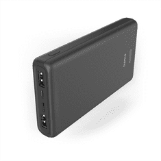 HAMA ALU15HD, powerbanka, 15000 mAh, 3 výstupy: 1x USB-C, 2x USB-A, hliníkové prevedenie, antracitová