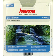 HAMA filter sivý Vario ND2-400, 67 mm