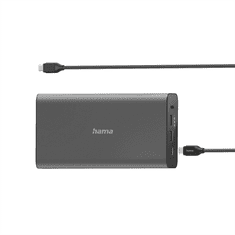 HAMA powerbanka, USB-C, 26800 mAh, Power Delivery (PD), 5-20 V/60 W (aj pre notebooky)