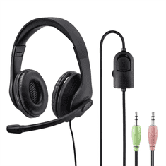 HAMA PC Office stereo headset HS-P200, čierny