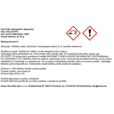 EzeeTabs eco tablety na odmastenie umývačky riadu, vegán, 2 ks á 35 g