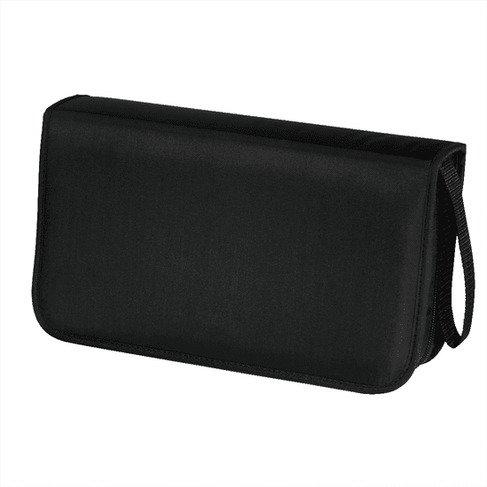 HAMA púzdro CD Wallet Nylon 80, farba čierna