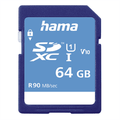 HAMA SDXC 64 GB Class 10, UHS-I 90 MB/s