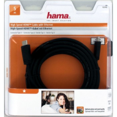 HAMA HDMI kábel vidlica-vidlica, 1*, 5 m