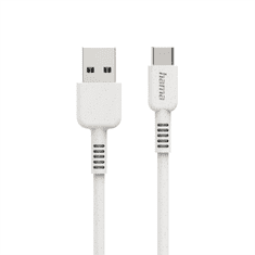 HAMA Eco kábel USB-C 2.0 typ AC 1 m, biely