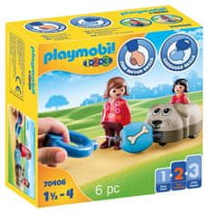 Playmobil PLAYMOBIL 1.2.3 70406 Môj ťahací psík