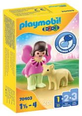 Playmobil PLAYMOBIL 1.2.3 70403 Vília kamarátka s líškou