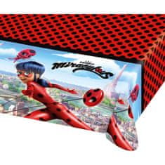 Amscan Obrus na párty 180x120cm Miraculous - Ladybug plastový -