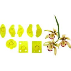 PME Vykrajovače 8ks - malá orchidea Cymbidium -