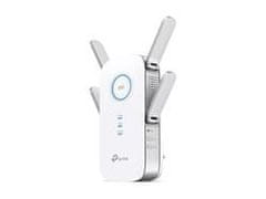 TP-LINK Wi-Fi Range Extender, nástenný, 4x externá anténa, 1x Gigabit Port