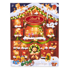 LINDT Adventný kalendár Zlatý Medvedík TEDDY, 170 g