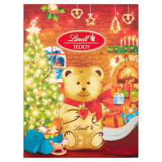 LINDT Teddy Calendar Xmas Tree, 170g