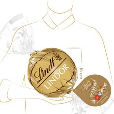 LINDT LINDOR Maxi pralinka Mix 550 g