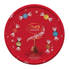 LINDT LINDOR plechovka pre všetkých 450g