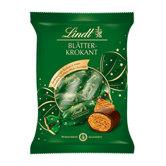 LINDT Croquant Double Twist -oriešky gianduja 90 g