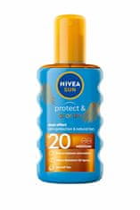 Nivea Olej na opaľovanie v spreji podporujúci zhnednutie SPF 20 Sun (Protect & Bronze Oil) 200 ml