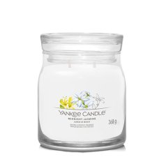 Yankee Candle Aromatická sviečka Signature sklo stredná Midnight Jasmine 368 g