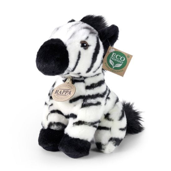 Rappa Pyšová zebra sediaca 18 cm ECO-FRIENDLY