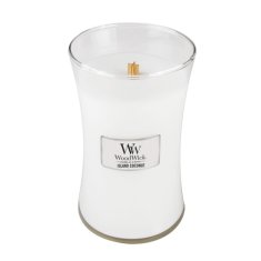 Woodwick Island Coconut sviečka váza 609g